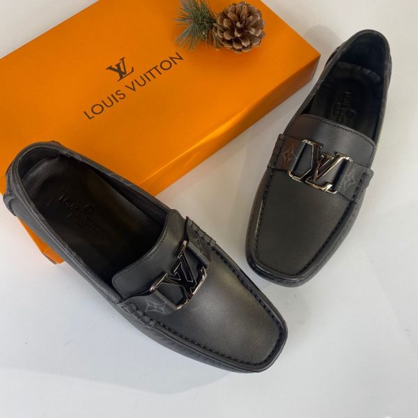 louis vuitton ayakkabi erkek loafer monte carlo moccasin duz siyah