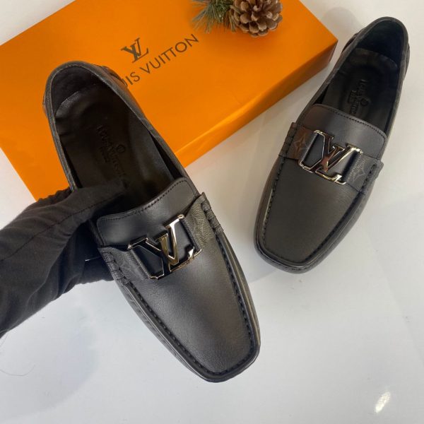 louis vuitton ayakkabi erkek loafer monte carlo moccasin duz siyah