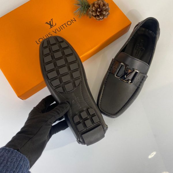 louis vuitton ayakkabi erkek loafer monte carlo moccasin duz siyah
