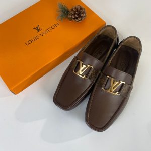 louis vuitton ayakkabi erkek loafer monte carlo moccasin kahve