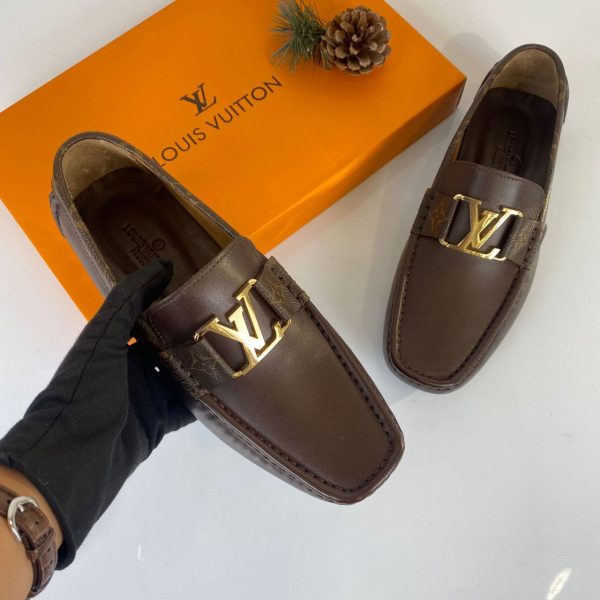 louis vuitton ayakkabi erkek loafer monte carlo moccasin kahve