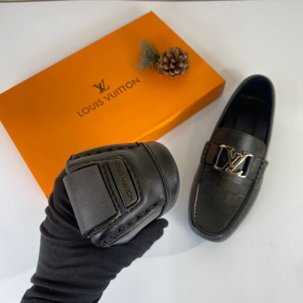 louis vuitton ayakkabi erkek loafer monte carlo moccasin siyah damali
