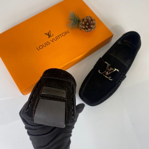 louis vuitton ayakkabi erkek loafer monte carlo moccasin siyah suet