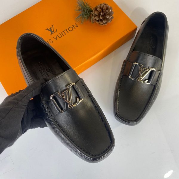 louis vuitton ayakkabi erkek siyah loafer monte carlo moccasin