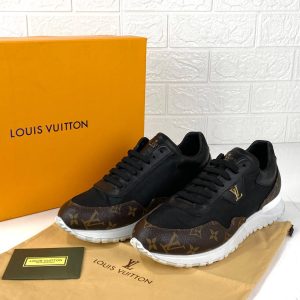 louis vuitton ayakkabi erkek sneakers run away trainers siyah