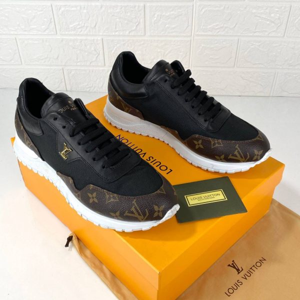 louis vuitton ayakkabi erkek sneakers run away trainers siyah