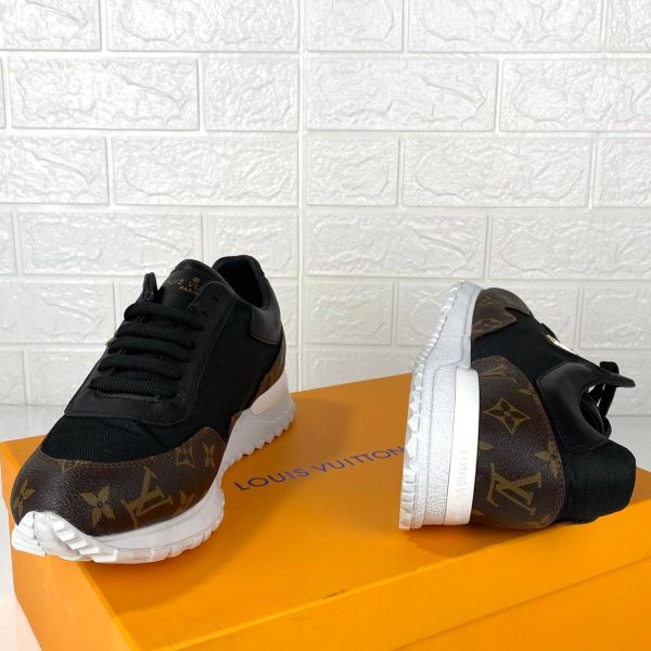 louis vuitton ayakkabi erkek sneakers run away trainers siyah
