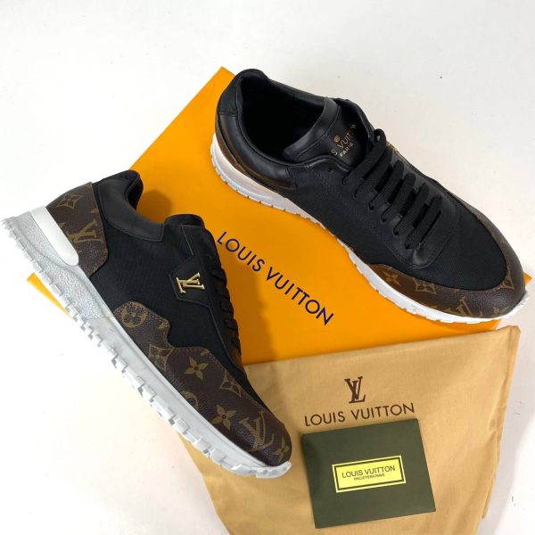 louis vuitton ayakkabi erkek sneakers run away trainers siyah