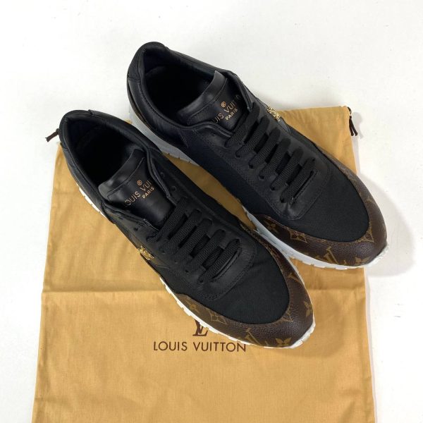 louis vuitton ayakkabi erkek sneakers run away trainers siyah