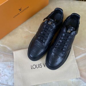louis vuitton ayakkabi sneakers rivoli monogram siyah