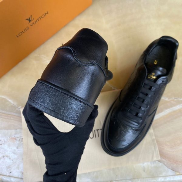 louis vuitton ayakkabi sneakers rivoli monogram siyah