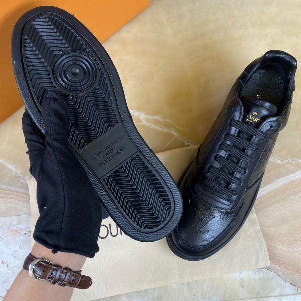 louis vuitton ayakkabi sneakers rivoli monogram siyah