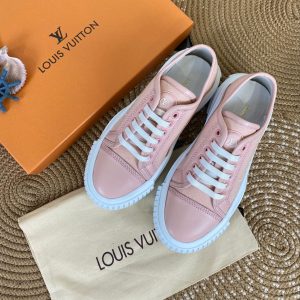 louis vuitton ayakkabi sneakers squad pembe beyaz yeni sezon