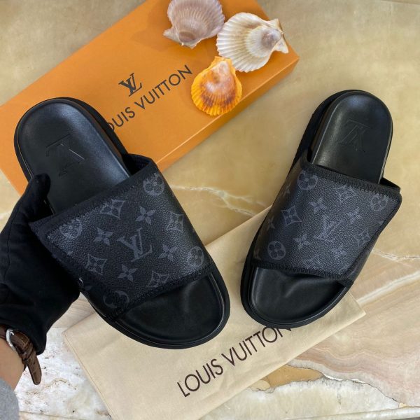 louis vuitton terlik siyah monogram