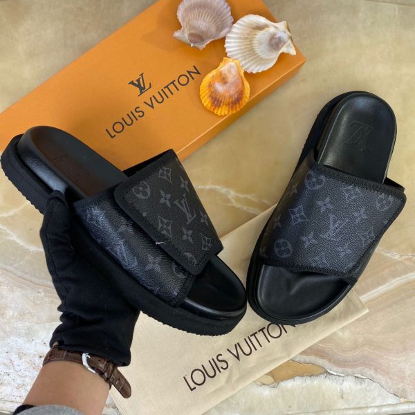 louis vuitton terlik siyah monogram