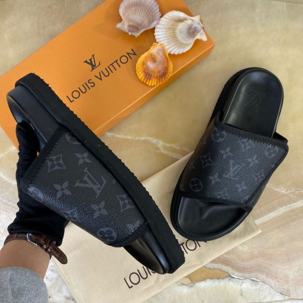 louis vuitton terlik siyah monogram