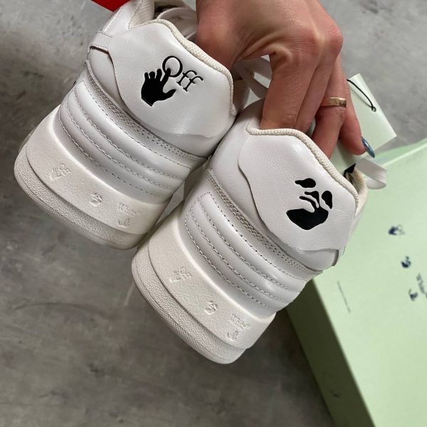 off white ayakkabi erkek sneakers beyaz hakiki deri