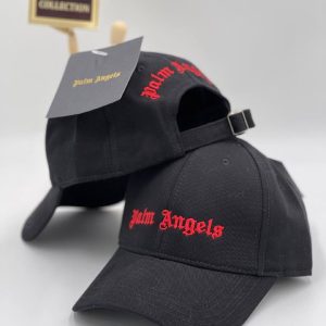 palm angels sapka siyah klasik kirmizi yazi