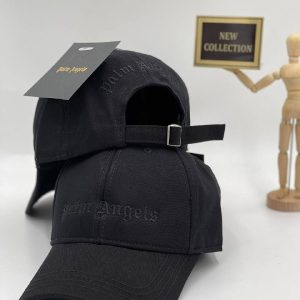 palm angels sapka siyah klasik siyah yazi