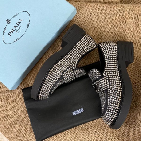 prada ayakkabi loafer tasli birebir urun