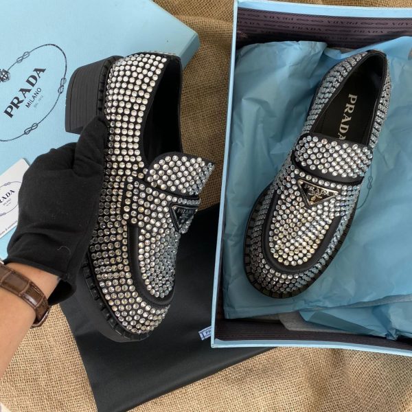 prada ayakkabi loafer tasli birebir urun