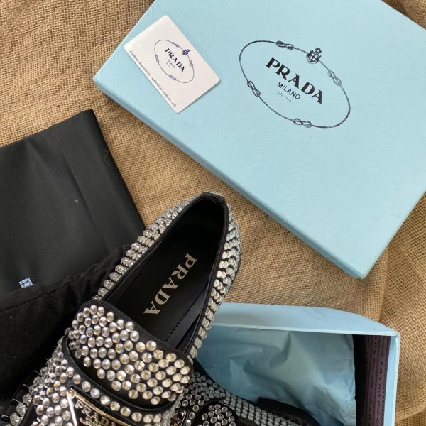 prada ayakkabi loafer tasli birebir urun