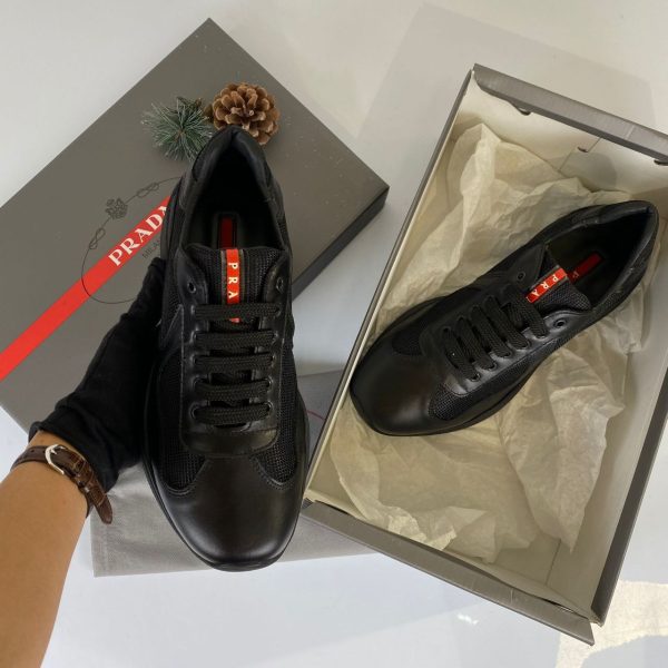 prada ayakkabi sneakers siyah americas cup
