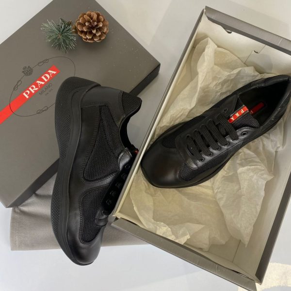 prada ayakkabi sneakers siyah americas cup