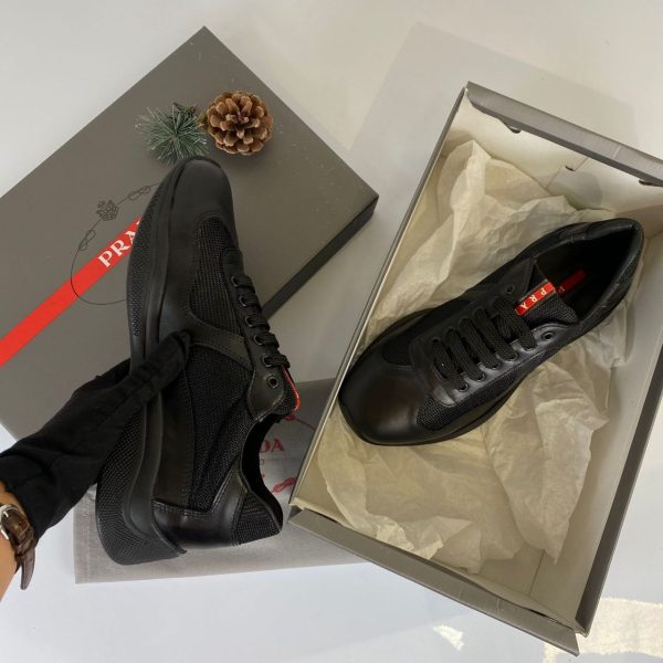 prada ayakkabi sneakers siyah americas cup