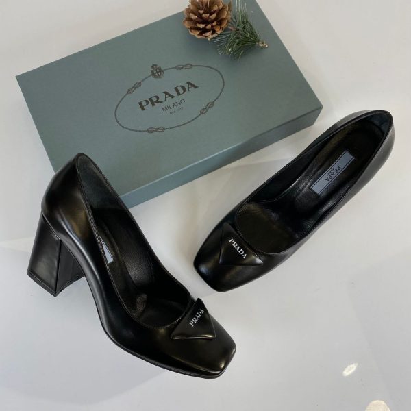 prada ayakkabi topuklu 5 cm siyah
