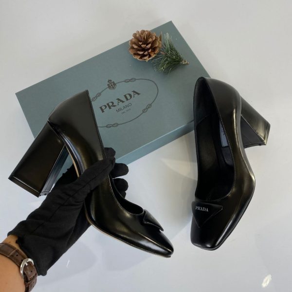 prada ayakkabi topuklu 5 cm siyah