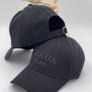prada sapka siyah siyah yazili