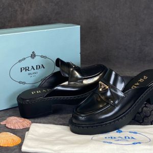 prada terlik 6 cm topuk siyah