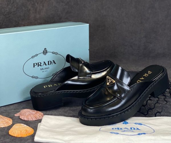 prada terlik 6 cm topuk siyah