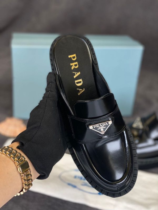 prada terlik 6 cm topuk siyah