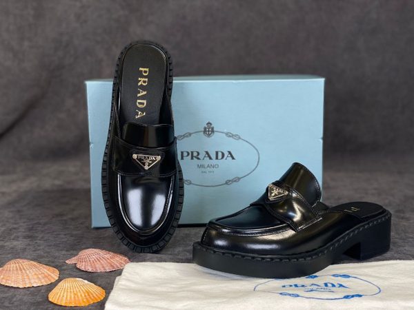 prada terlik 6 cm topuk siyah