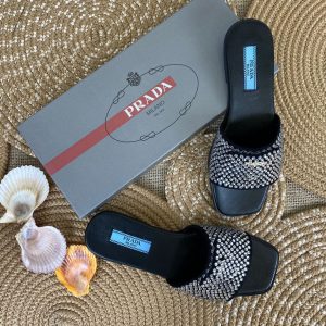 prada terlik brushed tasli yeni sezon