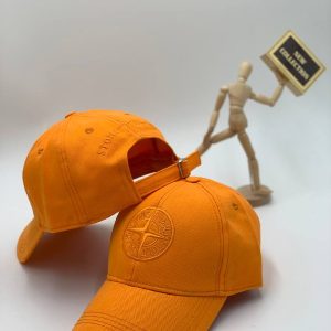 stone island sapka turuncu logolu