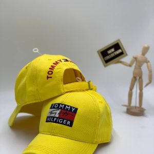 tommy hilfiger sapka yuksek kalite sari logolu