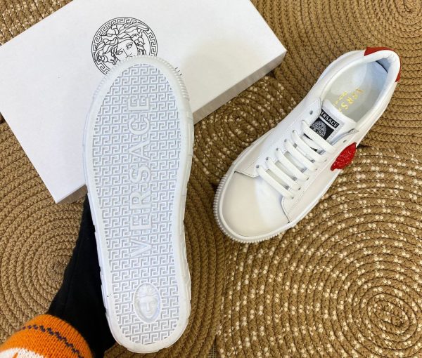 versace ayakkabi sneaker time out kirmizi beyaz