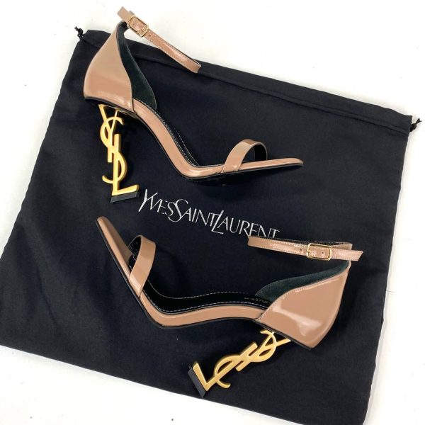 yves saint laurent ayakkabi vizon opyum logo rugan 11 cm