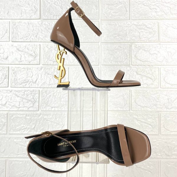 yves saint laurent ayakkabi vizon opyum logo rugan 11 cm