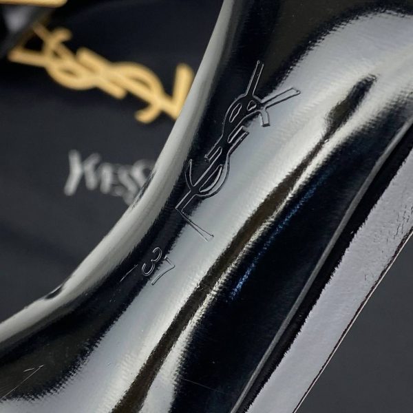 yves saint laurent ayakkabi vizon opyum logo rugan 11 cm