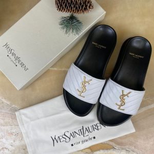 yves saint laurent terlik beyaz gold