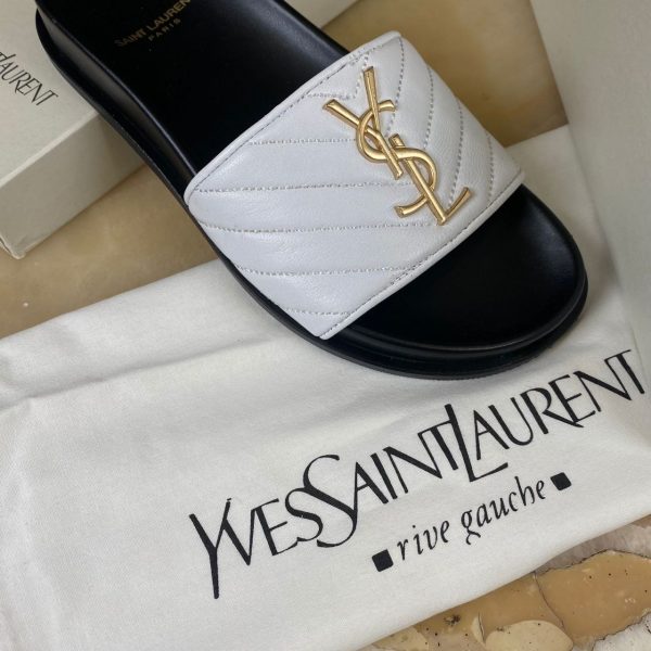 yves saint laurent terlik beyaz gold