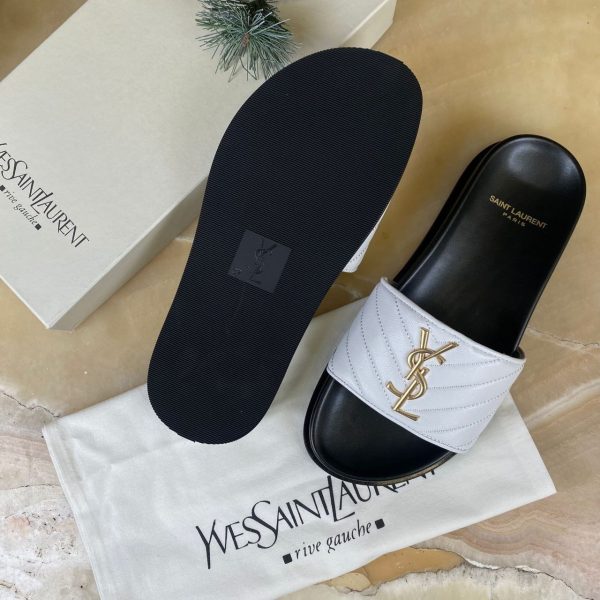 yves saint laurent terlik beyaz gold