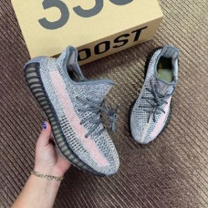 adidas ayakkabi yeezy 350 gri pembe siyah
