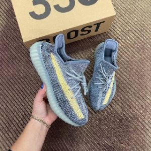 adidas ayakkabi yeezy 350 gri sari unisex