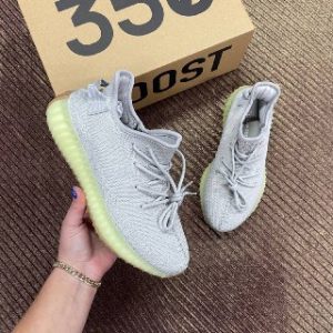 adidas ayakkabi yeezy 350 gri yesil taban