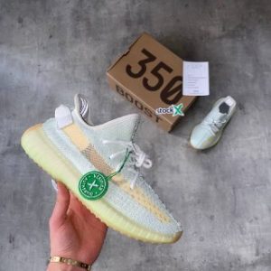 adidas ayakkabi yeezy boost 350  unisex yesil mavi